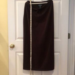 Ralph Lauren long brown skirt
